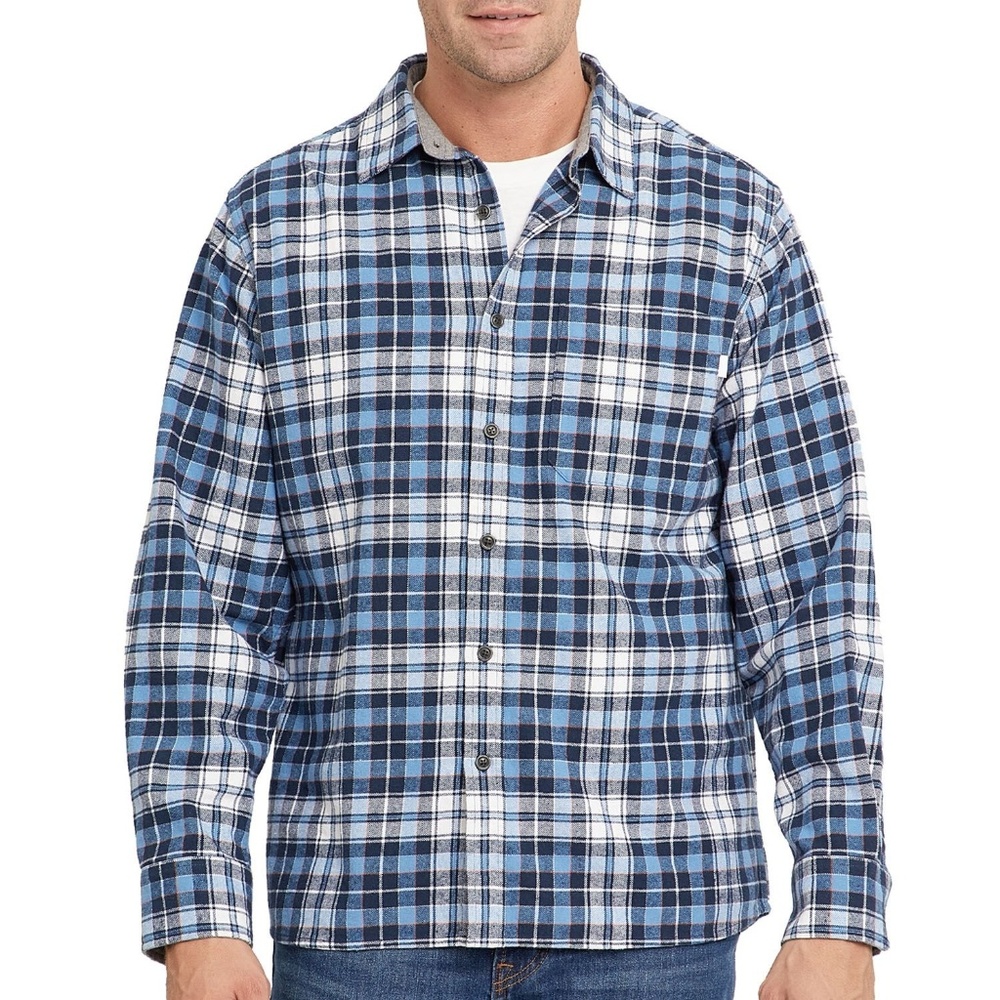NEW Eddie Bauer Bristol Men's Flannel Shirt - Picture 3 of 4